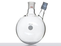 MSE PRO Thermometer Sleeve Round Bottom Flask with Rubber Cap, Capacity: 500mL, Grinding Mouth: 19/22