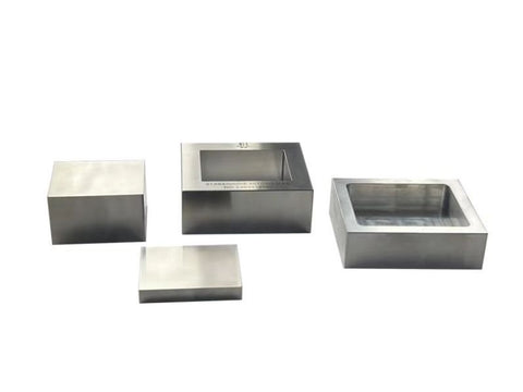 MSE PRO Pressing Die Set Used on Heat Press Machine for Square Shape Sample - MSE Supplies LLC