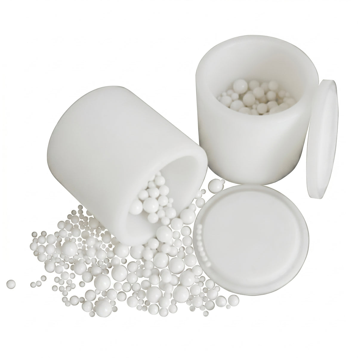 MSE PRO 1L (1,000 ml) Nylon Planetary Mill Grinding Jar AI image