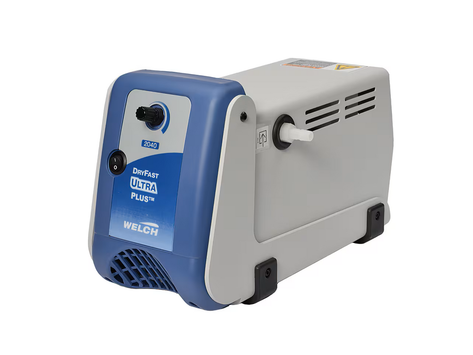 Welch 2040 DryFast Chemical Duty PTFE Diaphragm Vacuum Pump, 1.4 CFM - MSE Supplies LLC