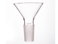 MSE PRO Triangular Funnel, Grinding Mouth 75mm, Other Grinding Mouth: 24/40