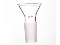 MSE PRO Triangular Funnel, Grinding Mouth 50mm, Other Grinding Mouth: 29/42