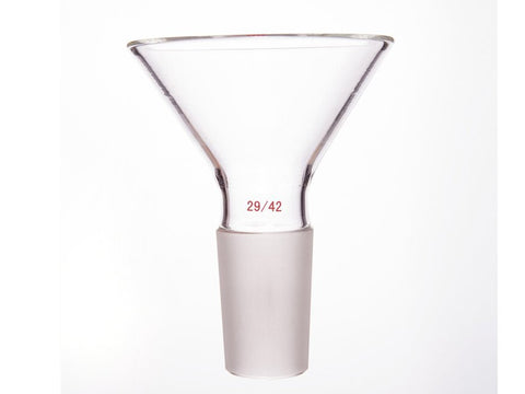 MSE PRO Triangular Funnel, Grinding Mouth 75mm, Other Grinding Mouth: 29/42