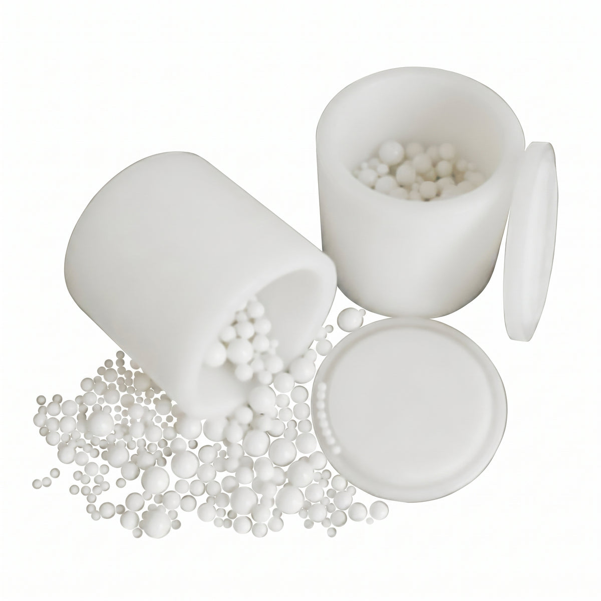 MSE PRO 1.5L (1,500 ml) Nylon Planetary Mill Grinding Jar AI image