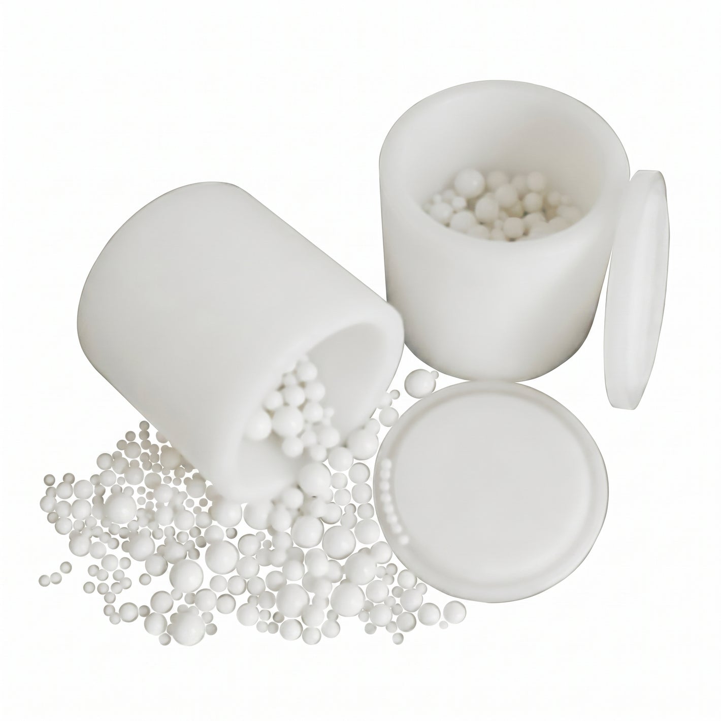 MSE PRO 1.5L (1,500 ml) Nylon Planetary Mill Grinding Jar AI image