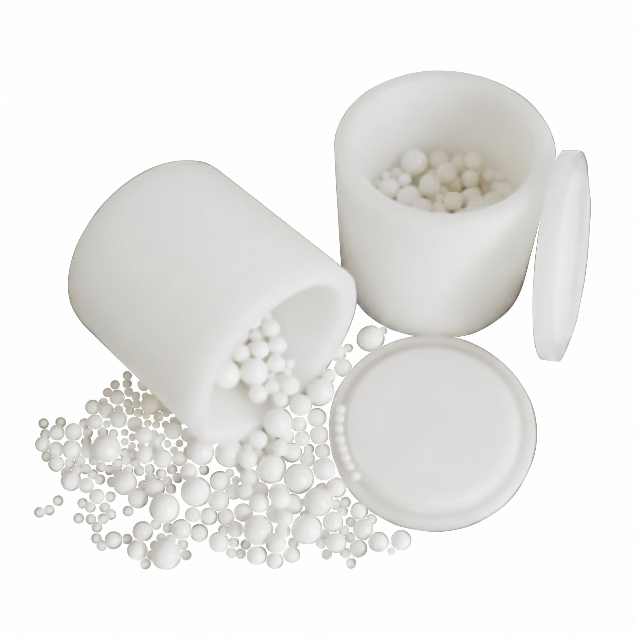 MSE PRO 1.5L (1,500 ml) Nylon Planetary Mill Grinding Jar AI image