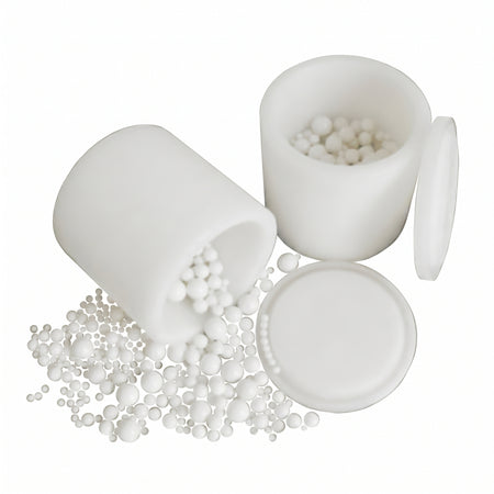 MSE PRO 1.5L (1,500 ml) Nylon Planetary Mill Grinding Jar AI image