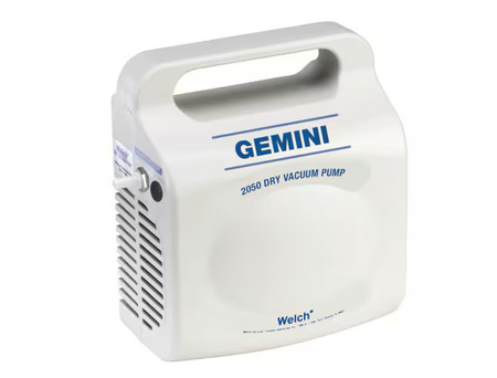 Welch 2050 Gemini Dry Vacuum Pump, 0.46 CFM - MSE Supplies LLC