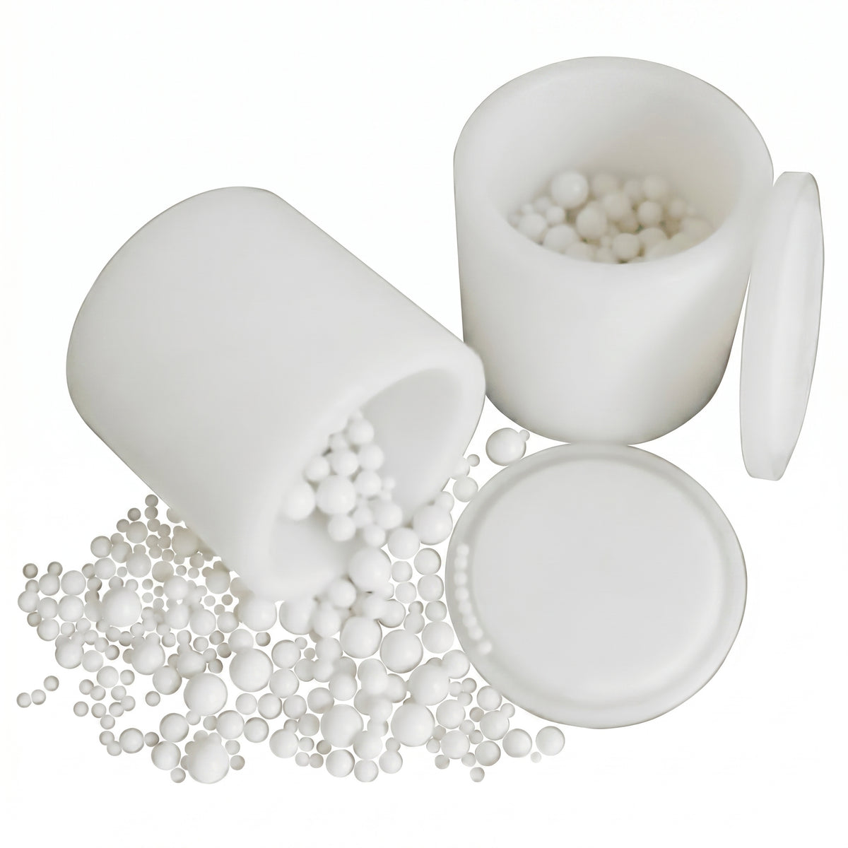 MSE PRO 2.5L (2,500 ml) Nylon Planetary Mill Grinding Jar AI image