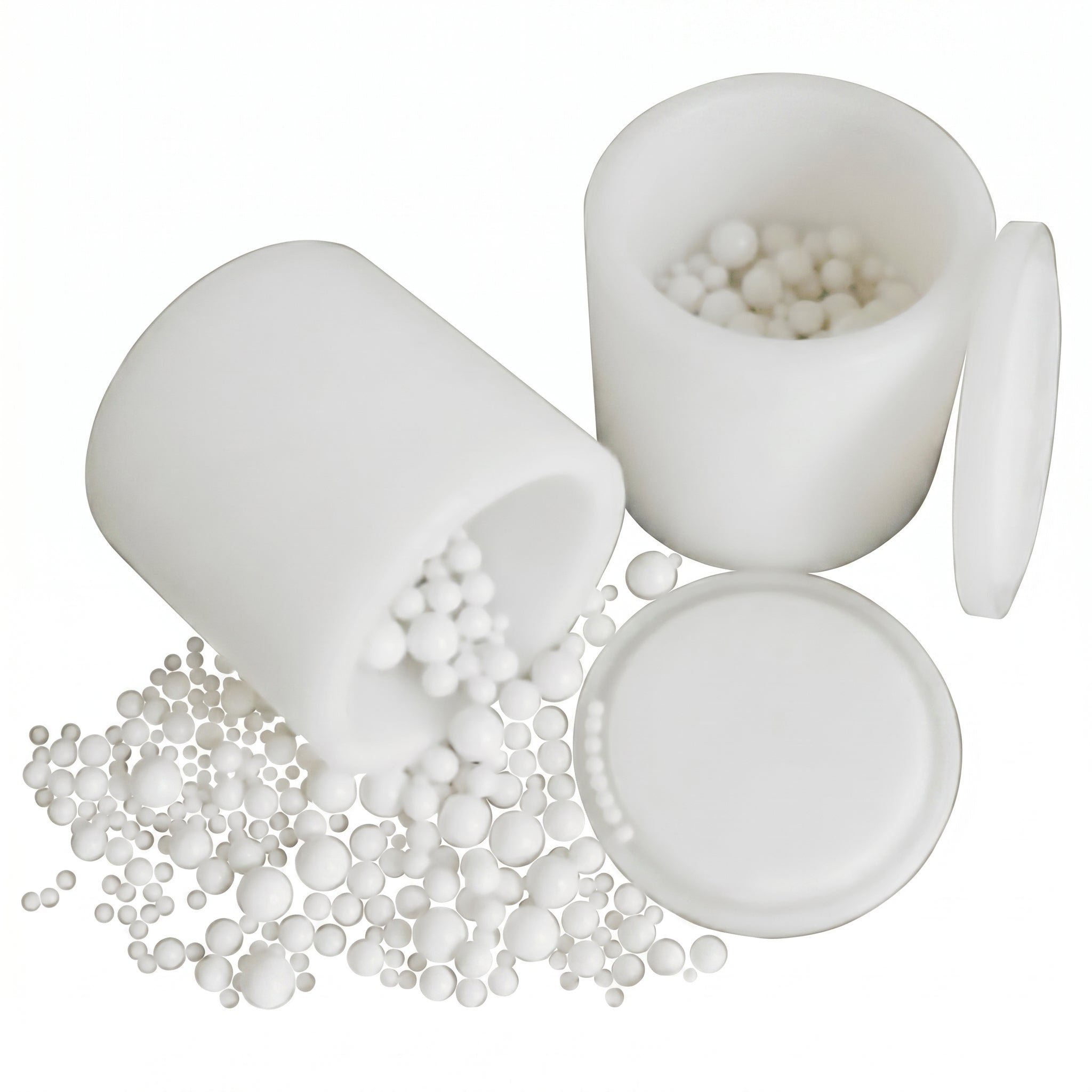 MSE PRO 2.5L (2,500 ml) Nylon Planetary Mill Grinding Jar AI image