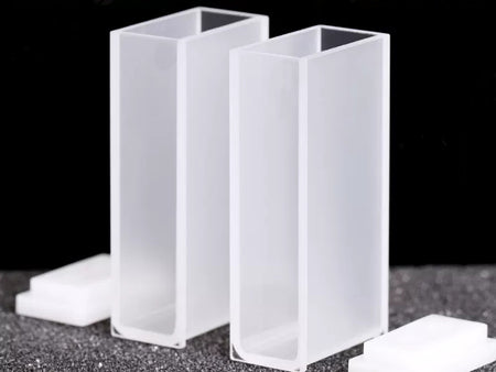 MSE PRO Spectrophotometer Quartz Cuvettes (Cells) with 20mm Path Length, Pack of 2, Bio Lab Consumables, MSE Supplies LLC, MSE Supplies