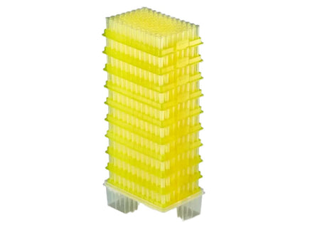 Biologix 200μl Refill Pipette Tips, universal fit tips, refill pack, sterile, 96 Tips/Rack, 12 Racks/Unit, 10 Units/Case - MSE Supplies LLC