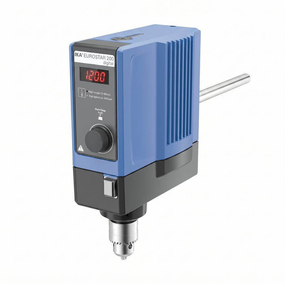 IKA EUROSTAR 200 Digital Overhead Stirrers (100 L, 2000 rpm) AI image