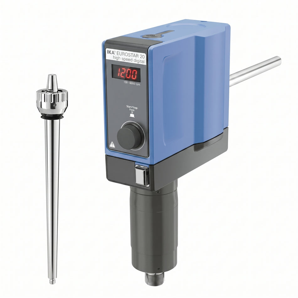 IKA EUROSTAR 20 High Speed Digital Overhead Stirrers (20 L, 6000 rpm) AI image