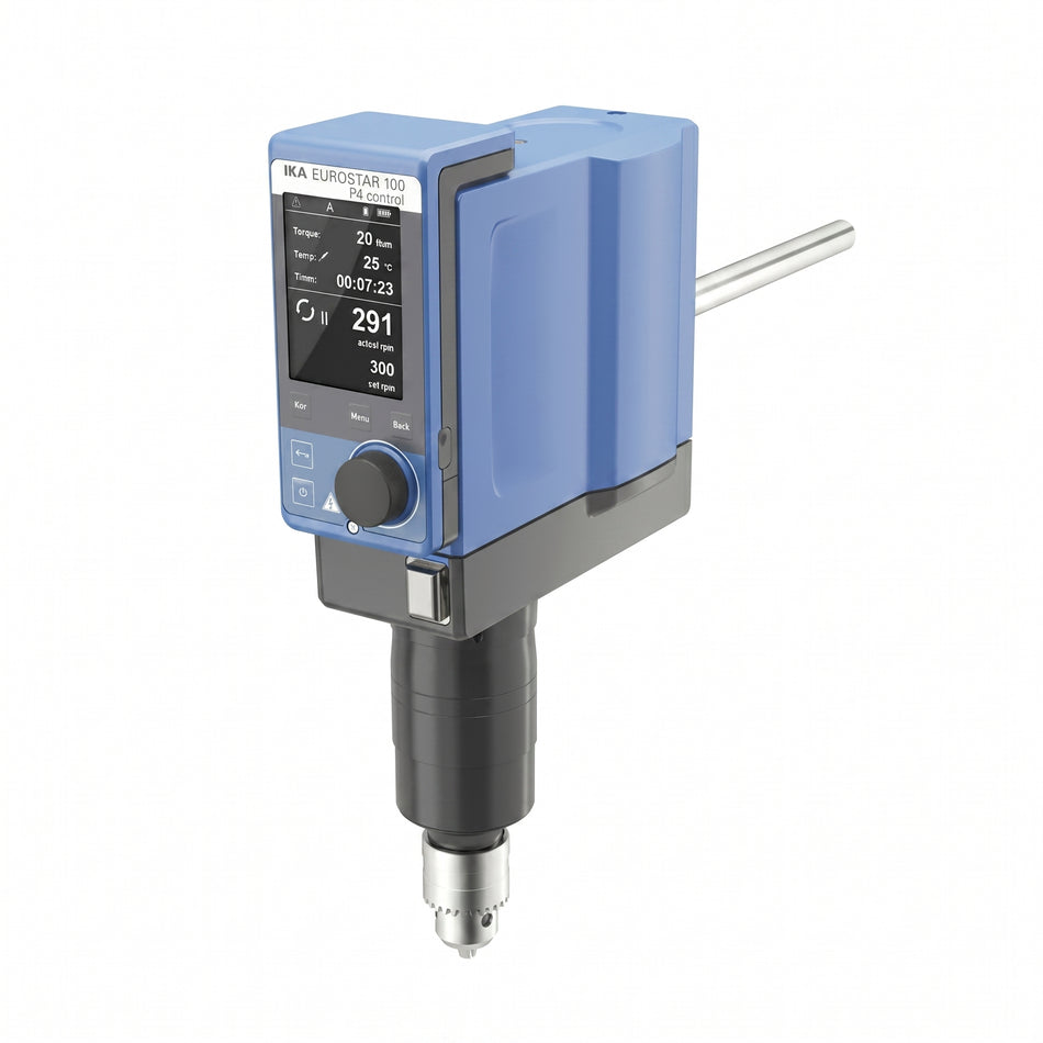 IKA EUROSTAR 100 Control P4 Overhead Stirrers (100 L, 300 rpm) AI image