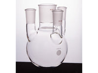 MSE PRO Straight Four-Mouth Round Bottom Ball Bottle, Middle Grinding Mouth: 45/50, Side Grinding Mouth: 24/40, 1000mL