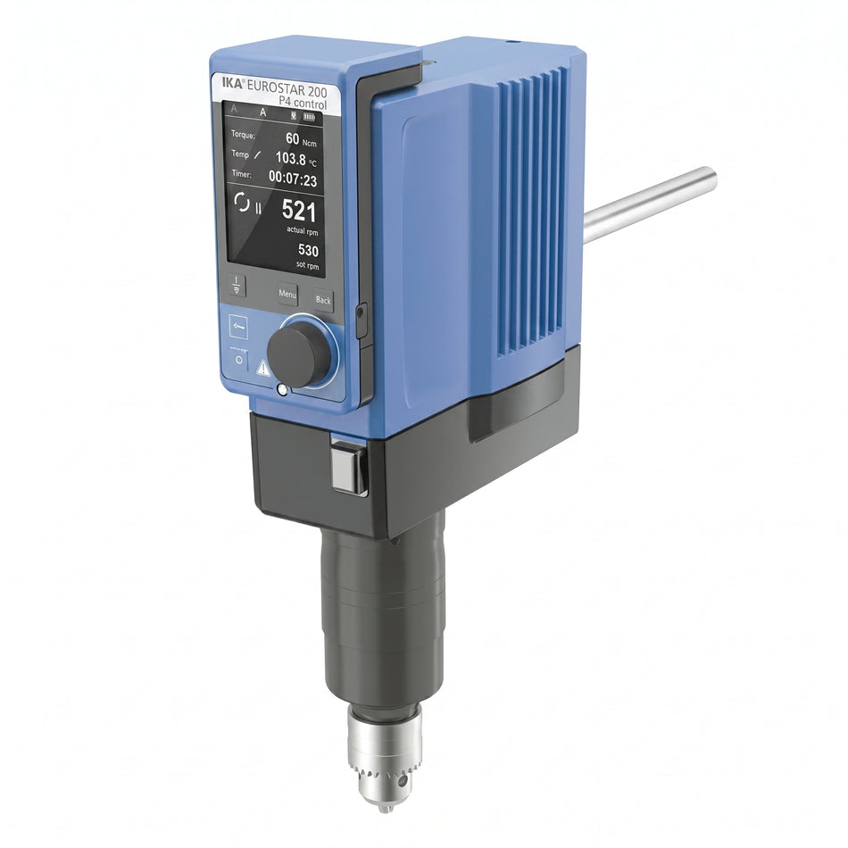 IKA EUROSTAR 200 Control P4 Overhead Stirrers (100 L, 530 rpm) AI image