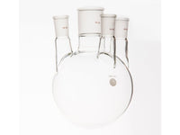 MSE PRO Small Angle Four-Mouth Round Bottom Ball Bottle, Middle Grinding Mouth: 45/50, Side Grinding Mouth: 24/40, 2000mL