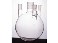 MSE PRO Straight Four-Mouth Round Bottom Ball Bottle, Middle Grinding Mouth: 45/50, Side Grinding Mouth: 24/40, 5000mL
