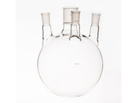 MSE PRO Small Angle Four-Mouth Round Bottom Ball Bottle, Middle Grinding Mouth: 45/50, Side Grinding Mouth: 24/40, 5000mL