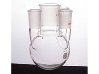 MSE PRO Straight Four-Mouth Round Bottom Ball Bottle, Middle Grinding Mouth: 45/50, Side Grinding Mouth: 24/40, 500mL