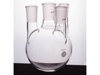 MSE PRO Straight Four-Mouth Round Bottom Ball Bottle, Middle Grinding Mouth: 29/42, Side Grinding Mouth: 24/40, 1000mL