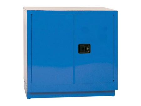 MSE PRO 22 Gallon 1-Door Corrosive Blue Storage Cabinet, Manual Close, Laboratory Supplies, MSE Supplies LLC, MSE Supplies