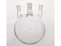 MSE PRO Small Angle Four-Mouth Round Bottom Ball Bottle, Middle Grinding Mouth: 29/42, Side Grinding Mouth: 24/40, 5000mL