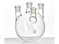 MSE PRO Straight Four-Mouth Round Bottom Ball Bottle, Main Mouth: 19/22, Side Mouth: 19/22, Front Mouth: 19/22, 1000mL