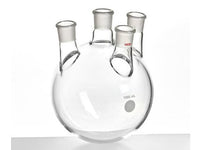 MSE PRO Small Angle Four-Mouth Ball Bottle, Main Mouth: 19/22, Side Mouth: 19/22, Front Mouth: 19/22, 1L