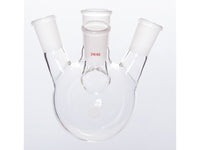 MSE PRO Slanted Four-Mouth Round Bottom Ball Bottle, Middle Grinding Mouth: 29/42, Side Grinding Mouth: 24/40, 500mL