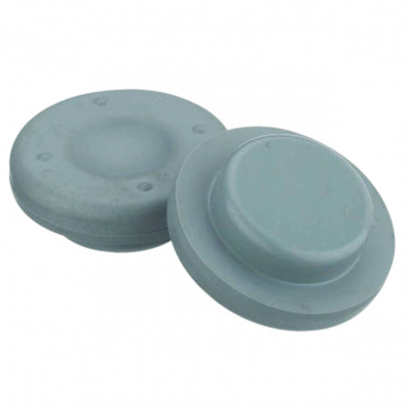 WHEATON® Rubber Stopper, Wafer, 20 mm, Gray Chlorobutyl-Isoprene Blend / FEP Faced, 40 Durometer
