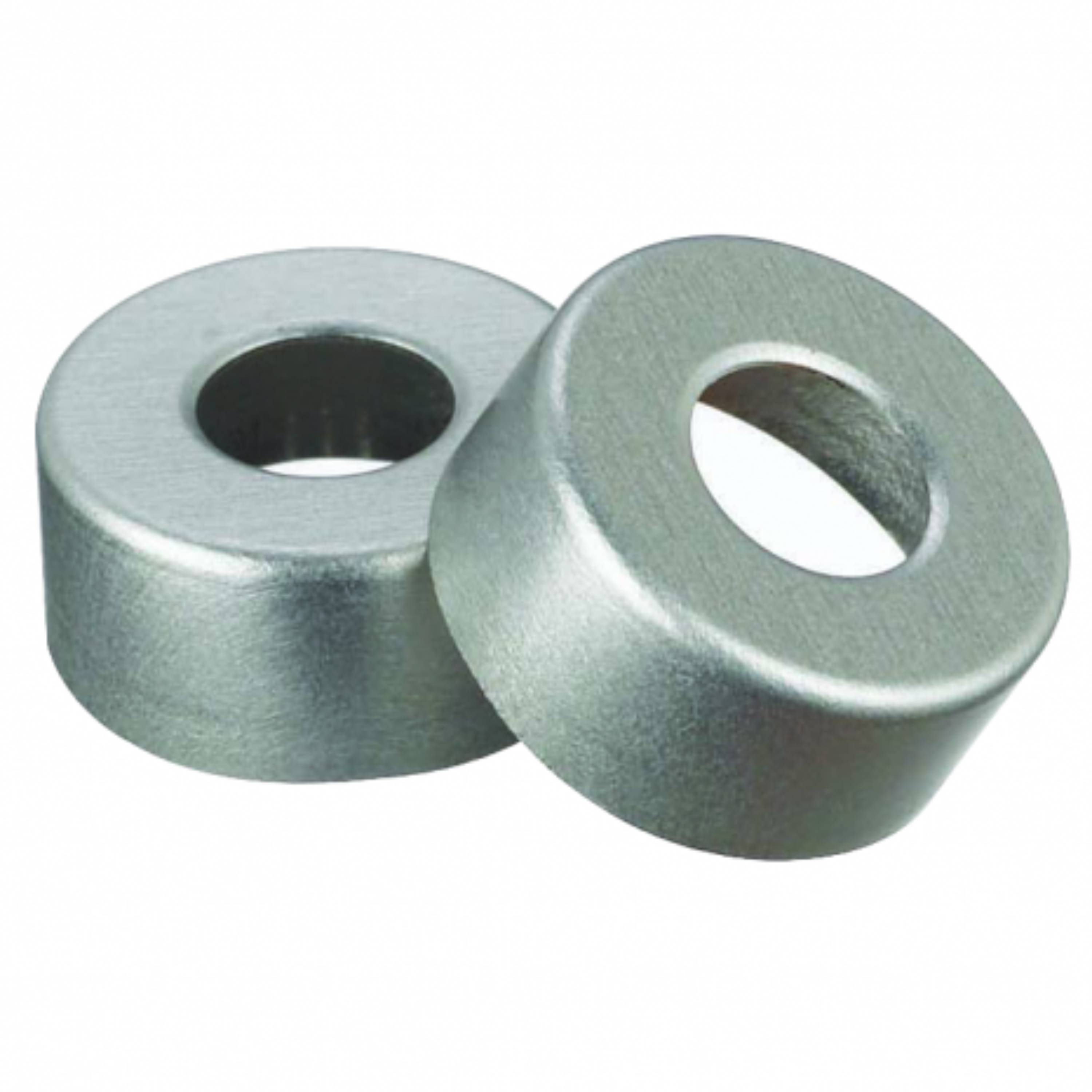 WHEATON® Unlined Aluminum Seal, 13mm, Natural, Open Top