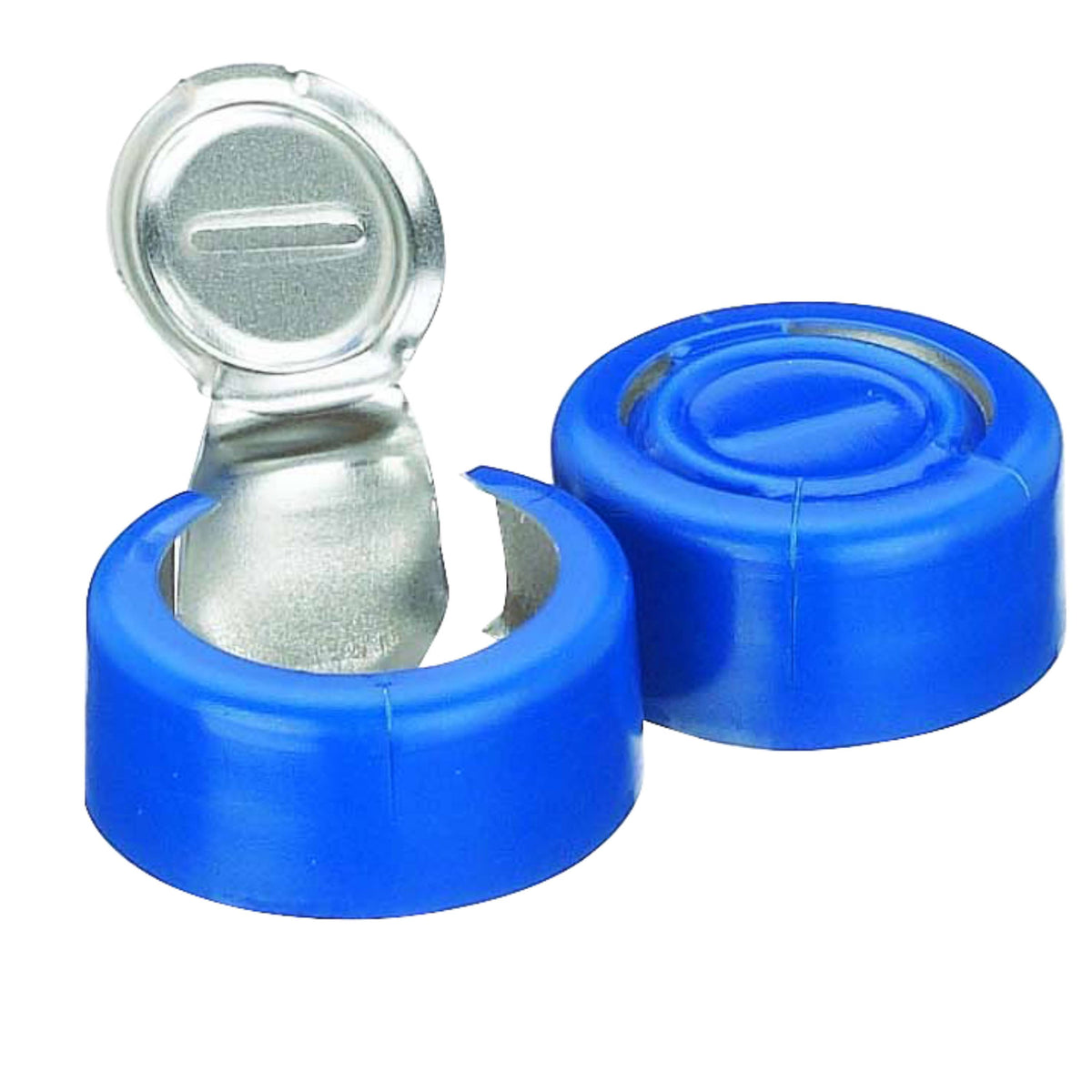 WHEATON® Unlined Aluminum Seal, 13mm, Blue, Tear-Off