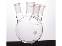 MSE PRO Slanted Four-Mouth Round Bottom Ball Bottle, Middle Grinding Mouth: 45/50, Side Grinding Mouth: 29/42, 1000mL