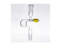 MSE PRO Solvent Transfer Joint, 24/40 Port New 8mm High Vacuum Connector - MSE Supplies LLC