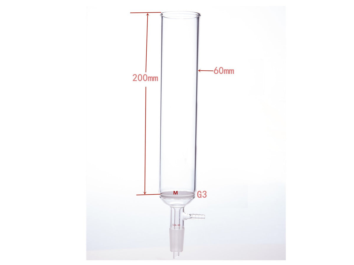MSE PRO Small-Mouth Vacuum Chromatography Column, Tube Diameter: 60mm, Tube Length: 200mm, M