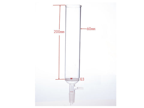 MSE PRO Small-Mouth Vacuum Chromatography Column, Tube Diameter: 60mm, Tube Length: 200mm, M