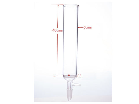 MSE PRO Small-Mouth Vacuum Chromatography Column, Tube Diameter: 60mm, Tube Length: 400mm, M