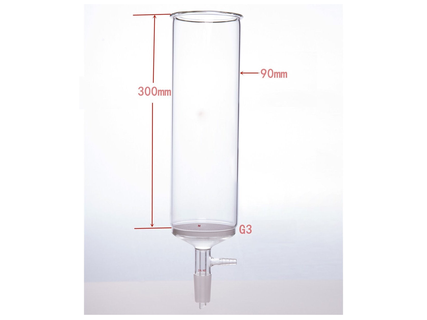 MSE PRO Small-Mouthed Chromatography Column, Tube Diameter: 90mm, Tube Length: 300mm, M