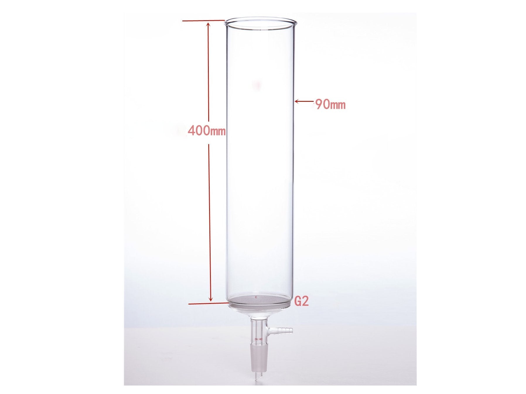 MSE PRO Small-Mouthed Chromatography Column, Tube Diameter: 90mm, Tube Length: 400mm, C
