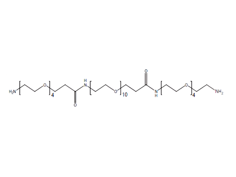 Monodispersed Poly(Ethylene Glycol) from PurePEG:H2NCH2CH2-PEG4-CONH-PEG10-CH2CH2NHCO-PEG4CH2CH2NH2 - MSE Supplies LLC