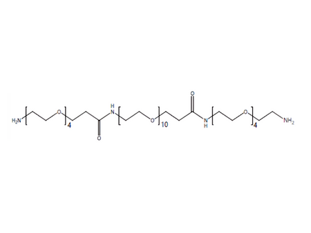 Monodispersed Poly(Ethylene Glycol) from PurePEG:H2NCH2CH2-PEG4-CONH-PEG10-CH2CH2NHCO-PEG4CH2CH2NH2 - MSE Supplies LLC