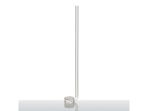 MSE PRO Gas Diffuser 90°, with Sand Plate, φ20, Sand Plate Porosity: G2