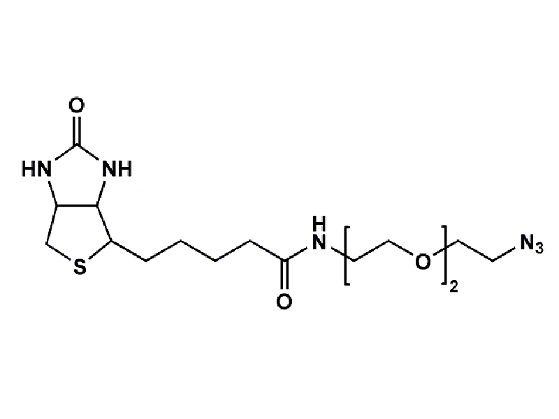 Monodispersed Poly(Ethylene Glycol) from PurePEG:(+)-Biotin-PEG2-CH2CH2N3 - MSE Supplies LLC