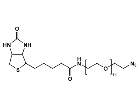 Monodispersed Poly(Ethylene Glycol) from PurePEG:(+)-Biotin-PEG11-CH2CH2N3 - MSE Supplies LLC