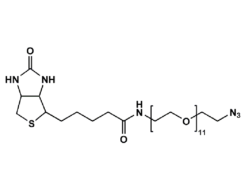 Monodispersed Poly(Ethylene Glycol) from PurePEG:(+)-Biotin-PEG11-CH2CH2N3 - MSE Supplies LLC