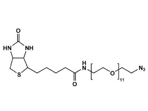 Monodispersed Poly(Ethylene Glycol) from PurePEG:(+)-Biotin-PEG11-CH2CH2N3 - MSE Supplies LLC