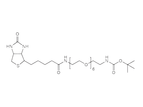 Monodispersed Poly(Ethylene Glycol) from PurePEG:(+)-Biotin-PEG6-CH2CH2NHBoc - MSE Supplies LLC