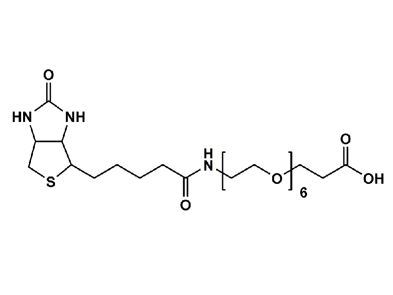 Monodispersed Poly(Ethylene Glycol) from PurePEG:(+)-Biotin-PEG6-CH2CH2COOH - MSE Supplies LLC